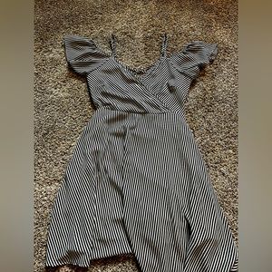 Maurice’s wrap top off the shoulder asymmetrical dress